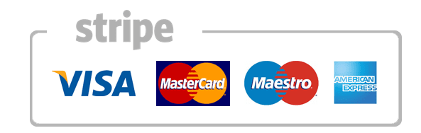 Stripe - Visa, MasterCard, Maestro, American Express